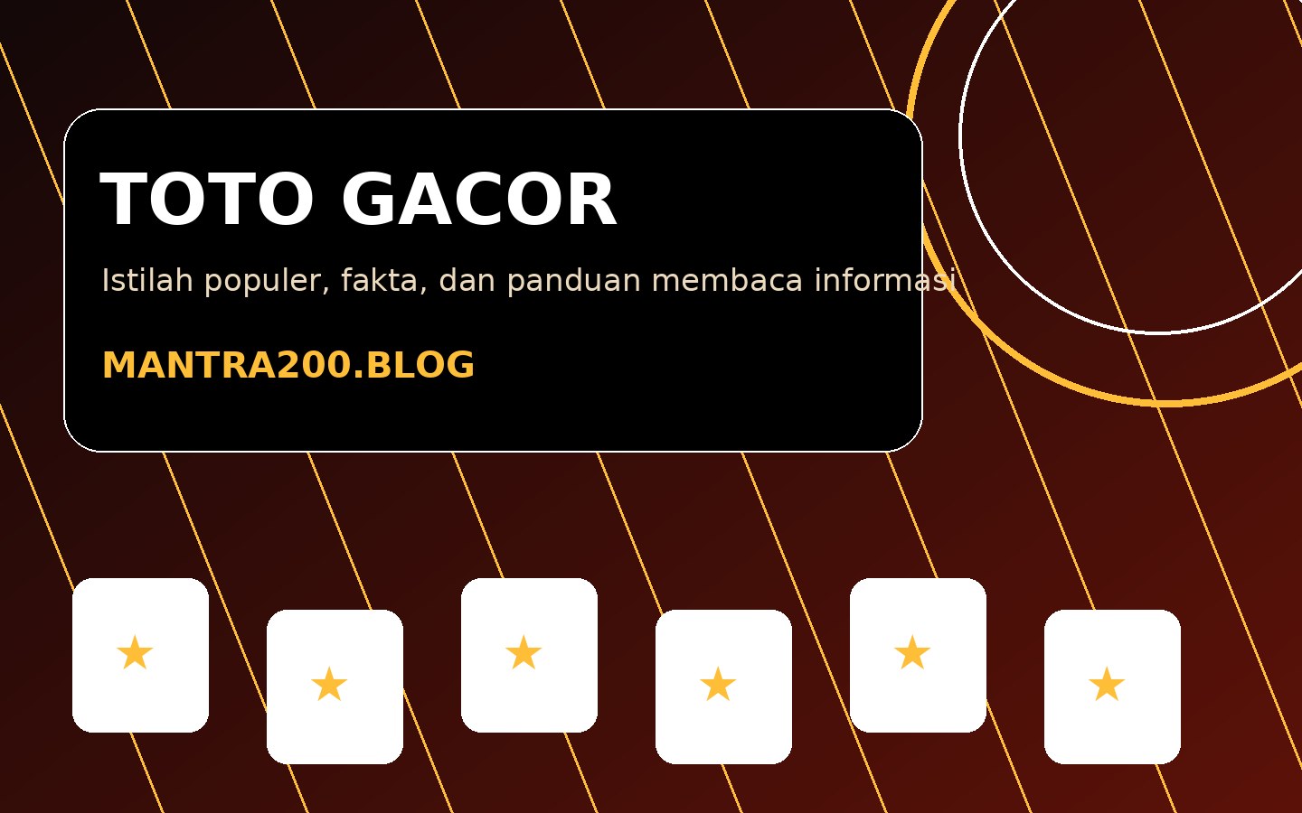 Panduan Toto Gacor MANTRA200 yang Wajib Dibaca